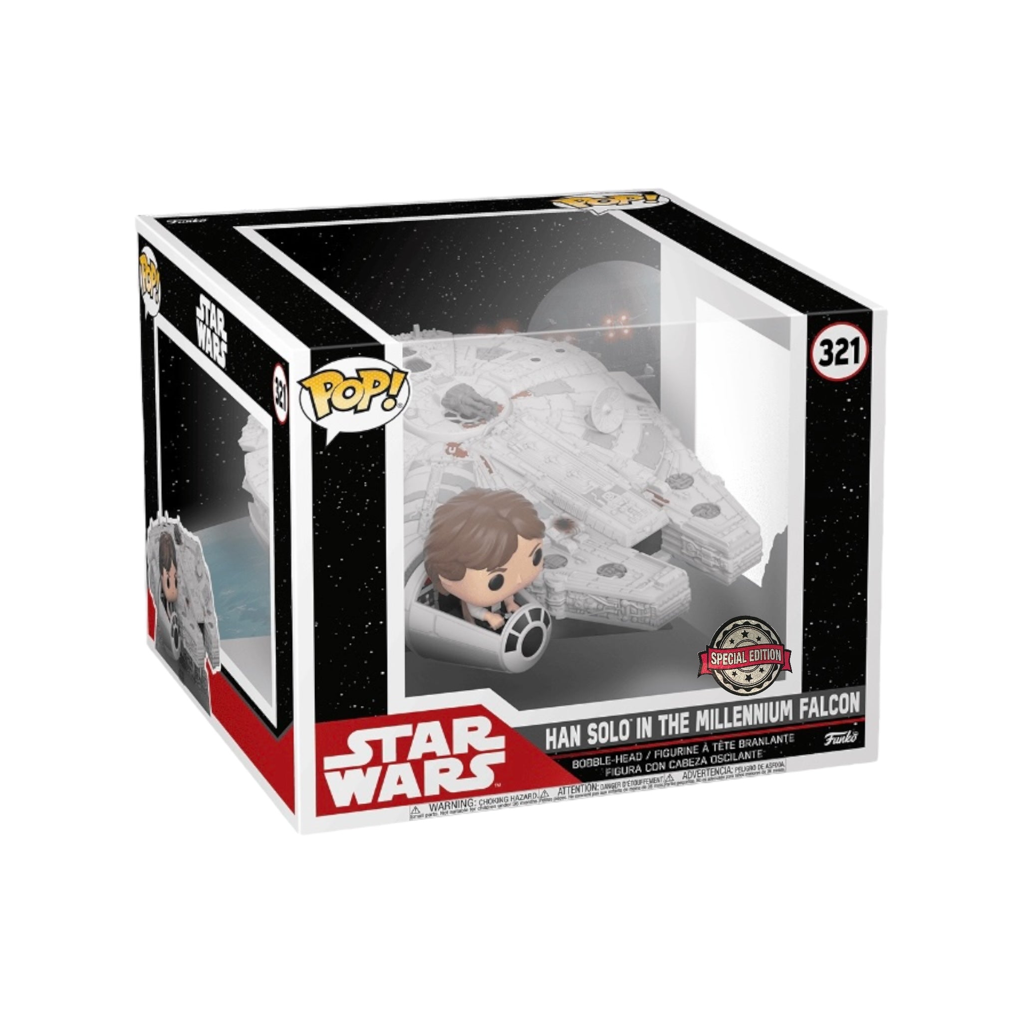 Han Solo in The Millennium Falcon #321 Funko Pop! - Star Wars - Special Edition - Condition 8.75/10