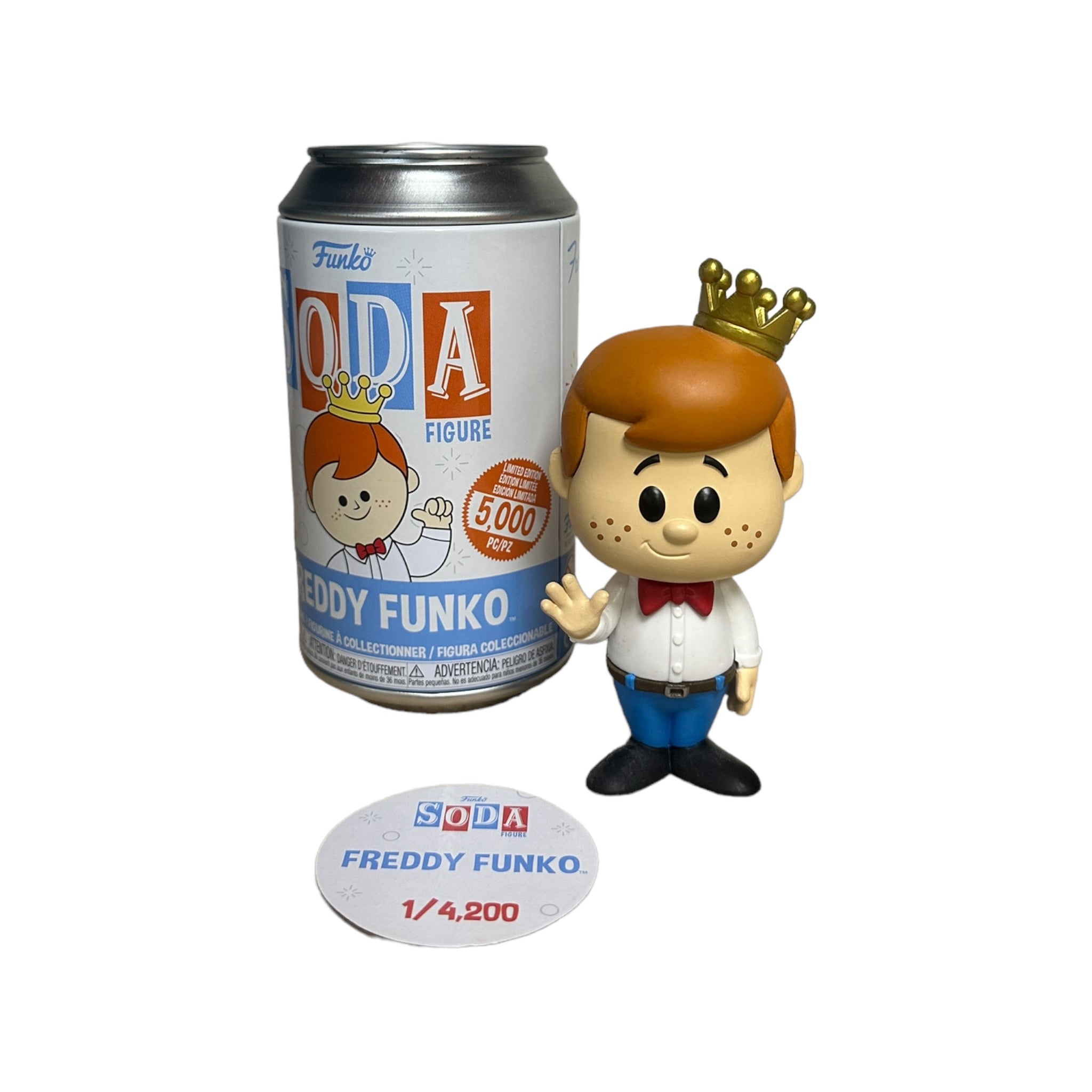 Freddy Funko (Bow Tie) (Common) Funko Soda Vinyl Figure! - Funko Shop Exclusive LE1/4200 Pcs
