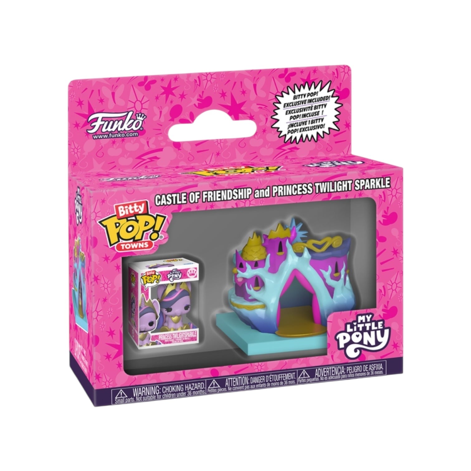 Princess Twilight Sparkle and Castle Of Friendship Funko Bitty Pop Town - My Little Pony - PREORDER