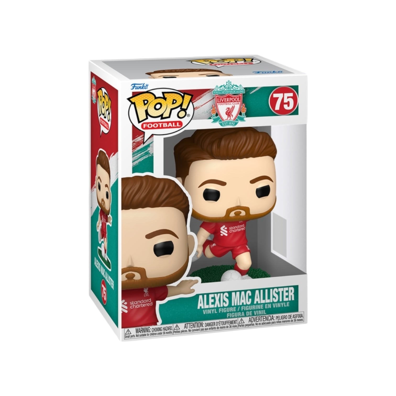 Alexis Mac Allister #75 Funko Pop - Liverpool Football Club - PREORDER