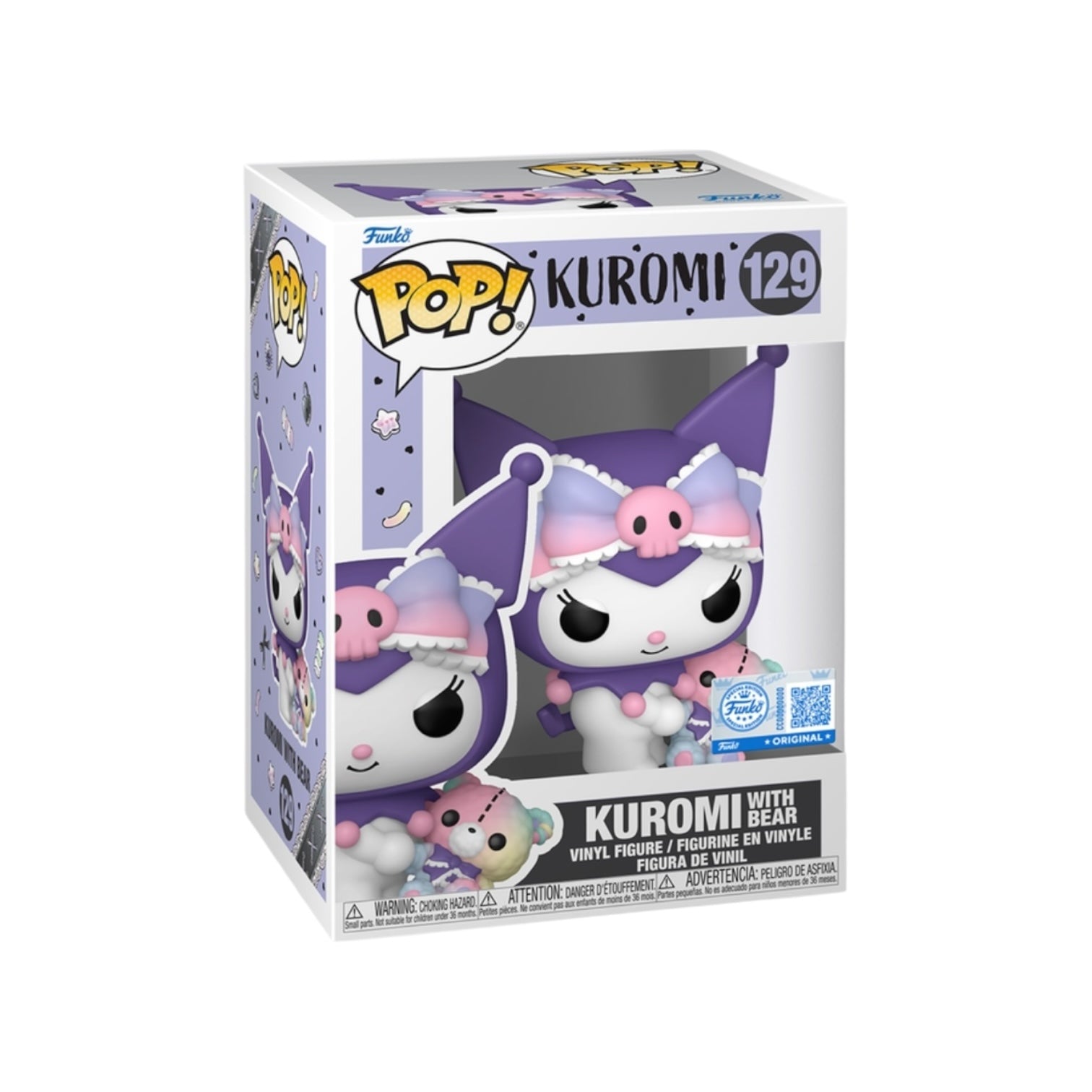 Kuromi with Bear #129 Funko Pop - Sanrio - PREORDER