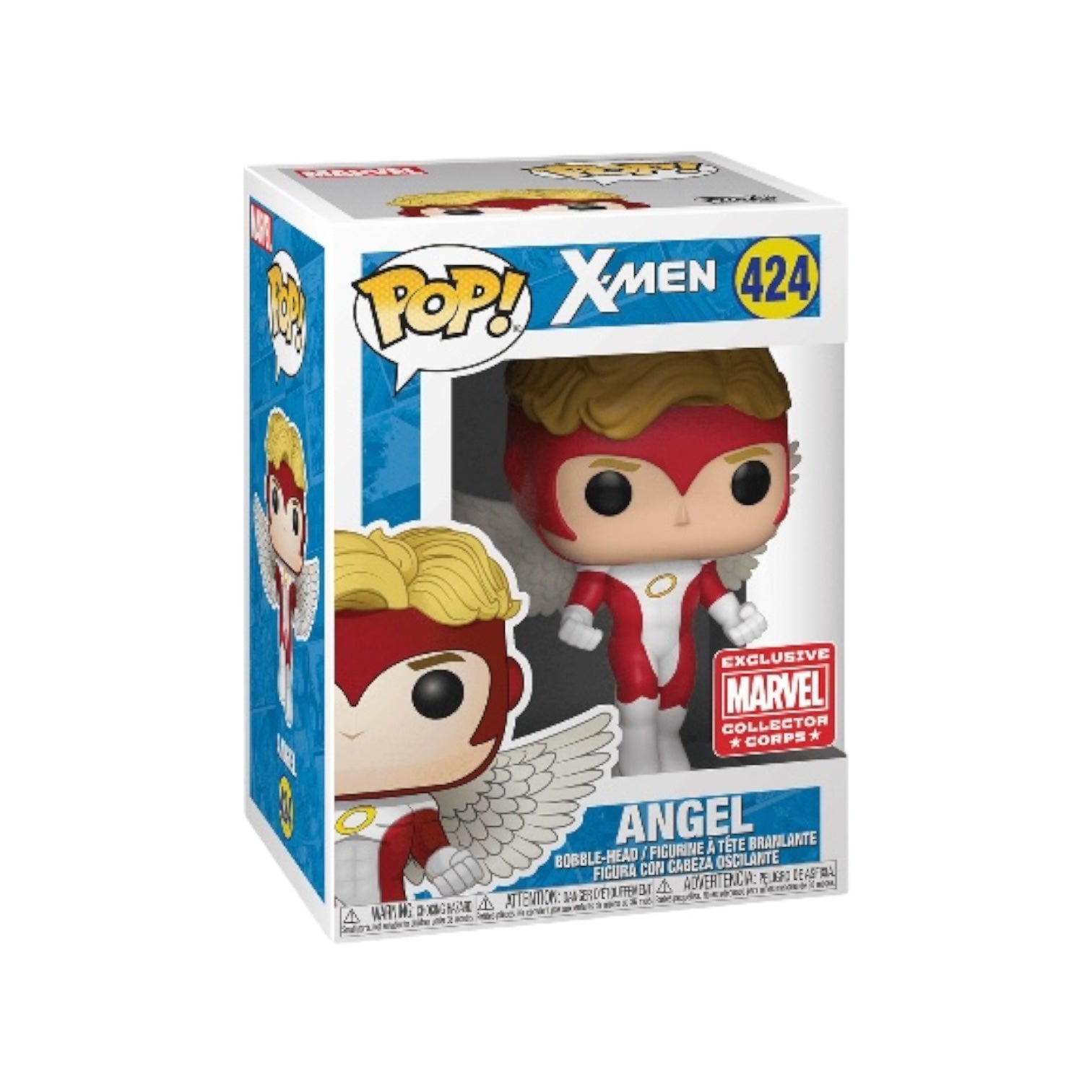 Angel (Bobble-Head) #424 - X-Men - Exclusive Marvel Collector Corps - 2018 Pop!