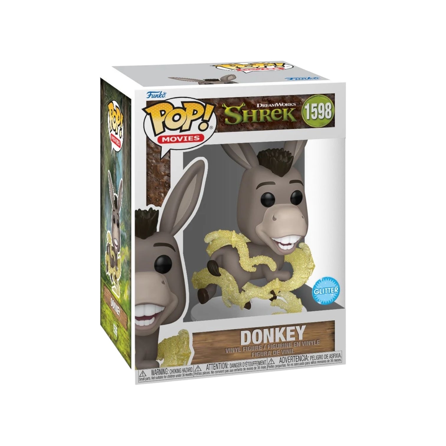 Donkey (Glitter) #1598 Funko Pop!  - Shrek - PREORDER