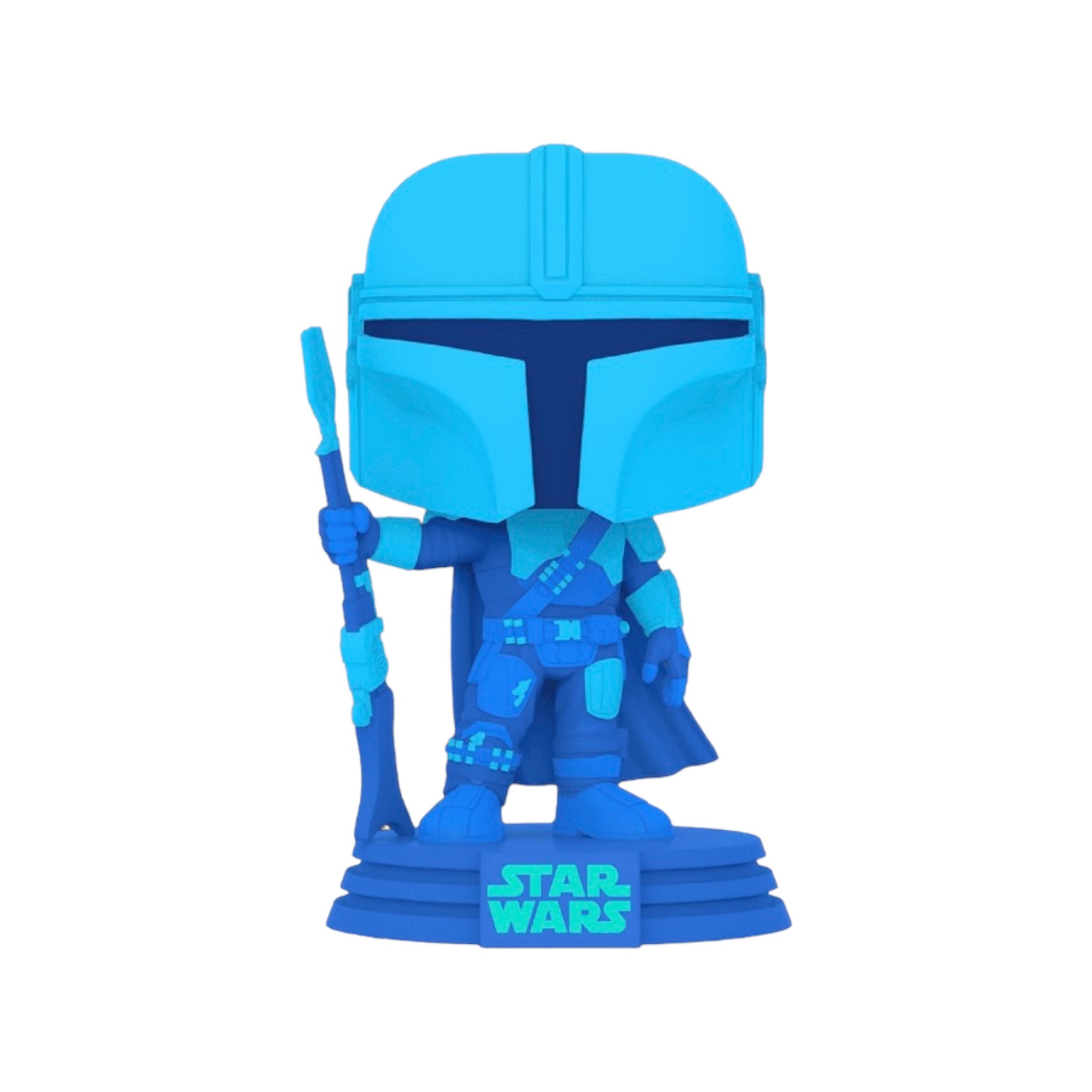 The Mandalorian #345 (Holographic Glows in the Dark) Funko Pop! - Star Wars: The Mandalorian - Entertainment Earth Exclusive