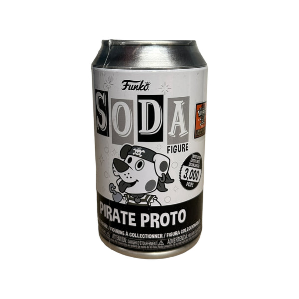 Pirate Proto (Black & White) Soda Vinyl Figure | Freddy's