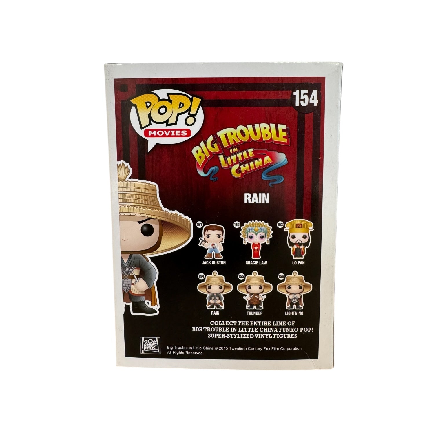Rain Funko Pop! #154 Big Trouble In Little China - Condition 7/10