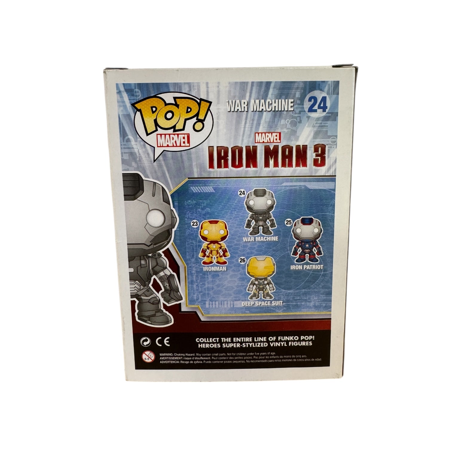 War Machine Funko Pop #24 - Iron Man 3 - Condition 8/10