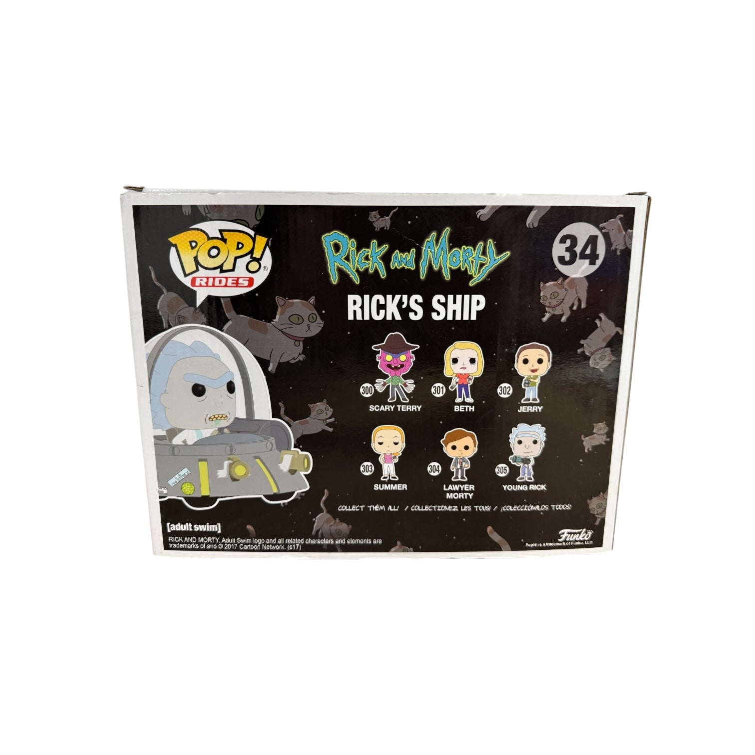 Rick's Ship Funko Pop! Rides #32 - Rick and Morty - Special Edition - Condition 8/10