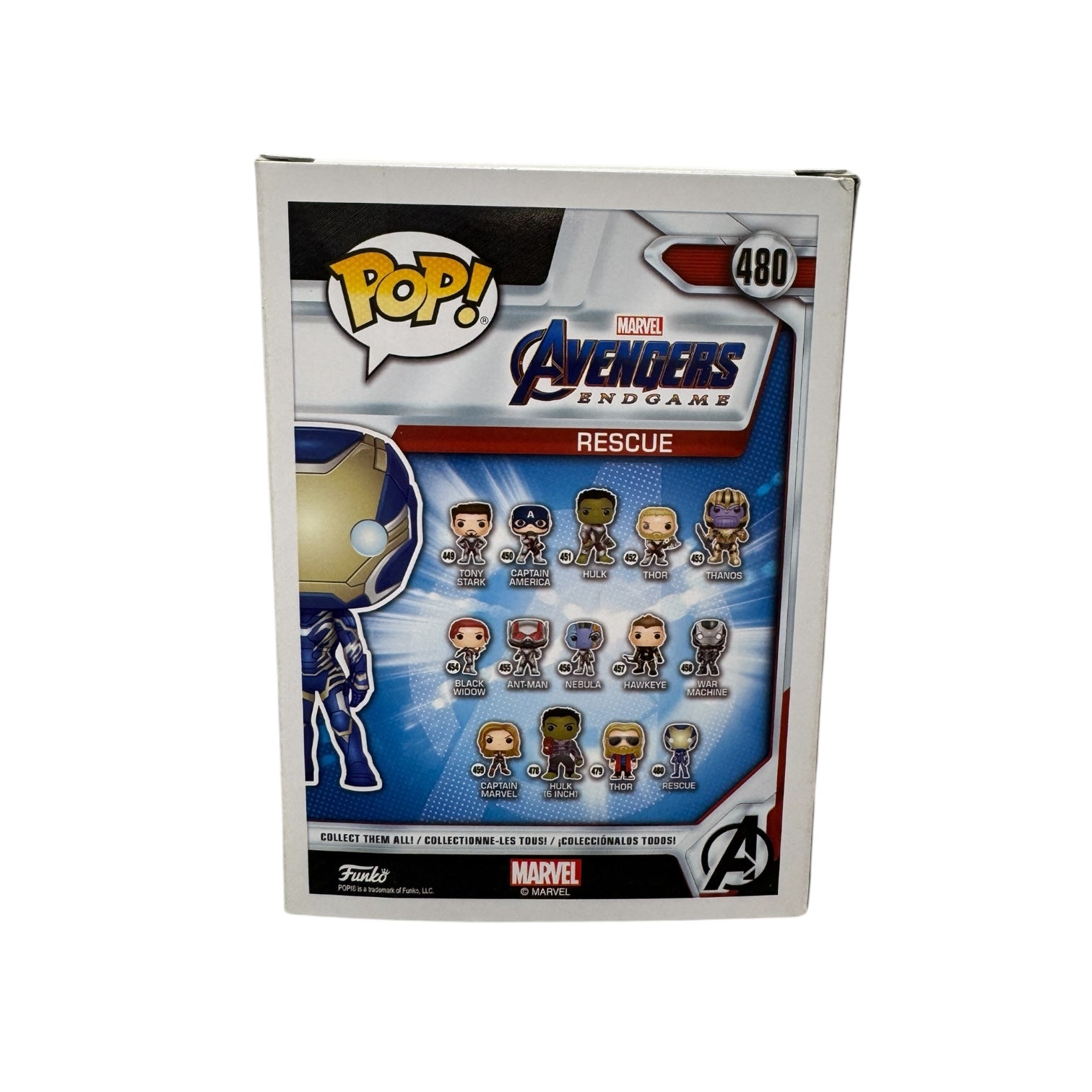 Rescue #480 Funko Pop! - Marvel Avengers End Game - Condition 8.5/10