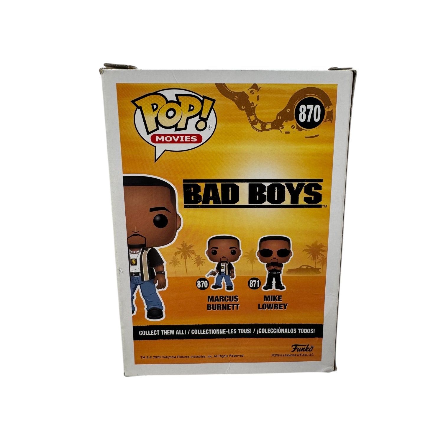 Marcus Burnett #870 Funko Pop! - Bad Boys - Condition 7.5/10