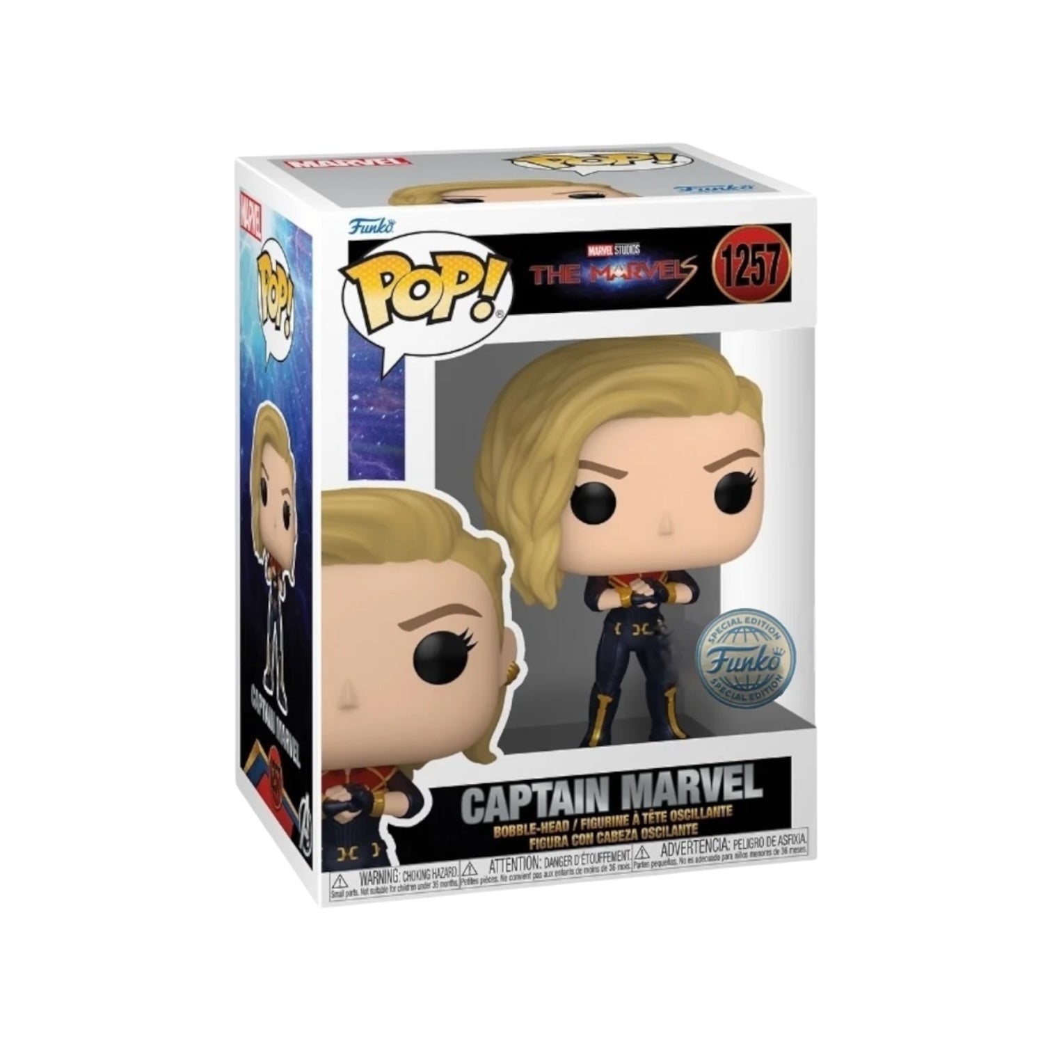 Captain Marvel #1257 Funko Pop! - The Marvels - Special Edition - Pop Figures Exclusive