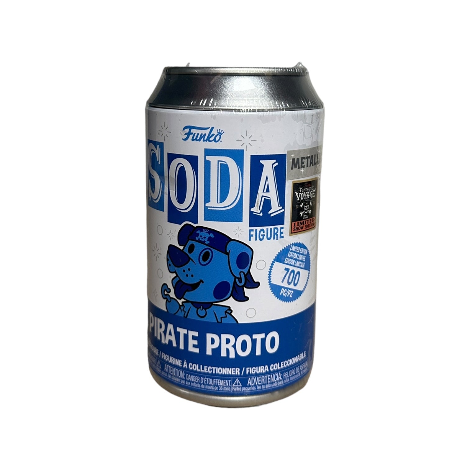 Pirate Proto (Blue Metallic) Funko Soda Vinyl Figure! - Freddy's Funtastic Voyage 2024 Show Edition LE700 Pcs