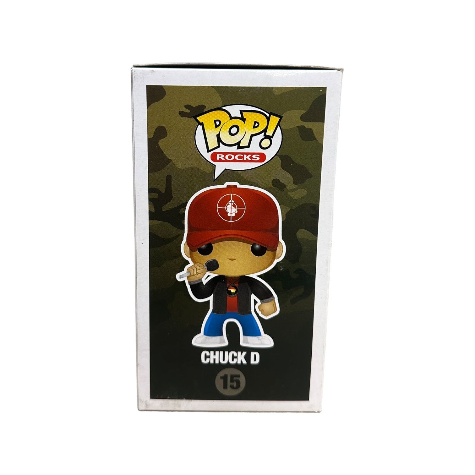 FUNKO pop 激レア チャックD パブリックエネミー ファンコ ポップ Chuck D #15 Funko Pop! - Public Enemy - 2011 Pop! - Condition 7⁄10