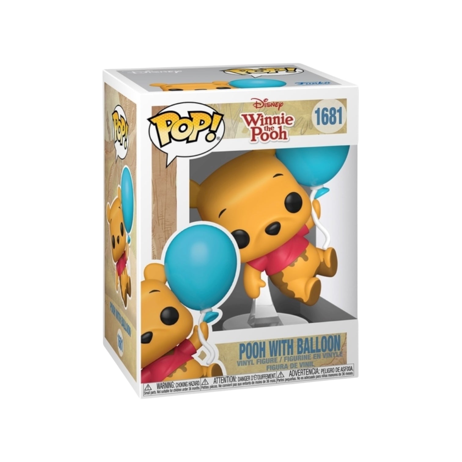Pooh with Balloon #1681 Funko Pop!- Winnie The Pooh - PREORDER