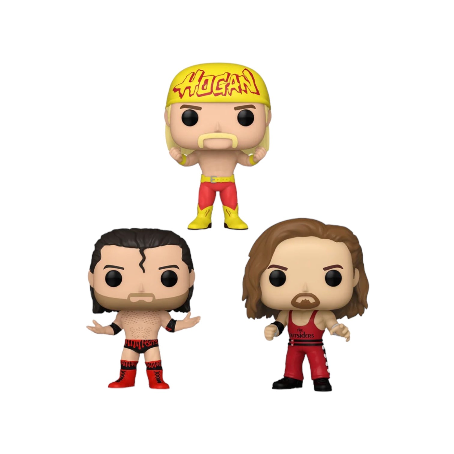 (NWO) Hogan & The Outsiders Funko Pop! 3 Pack WWE - PREORDER