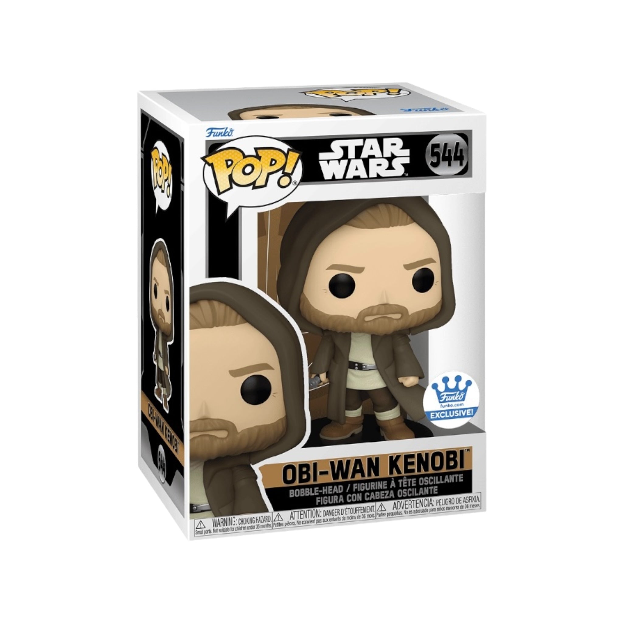 Obi-Wan Kenobi #544 (Hooded) Funko Pop! - Star Wars: Obi-Wan Kenobi - Funko Shop Exclusive