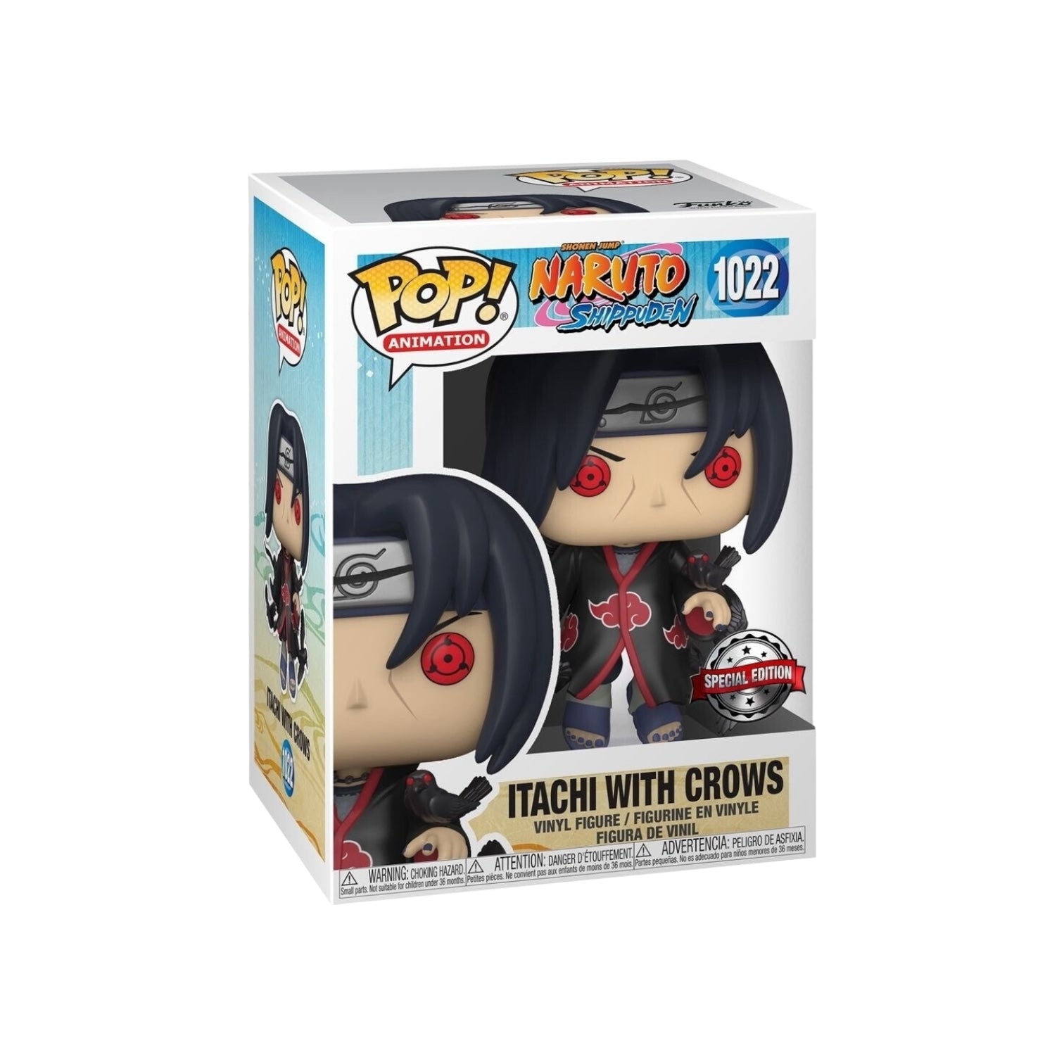 Itachi with Crows #1022 Funko Pop! - Naruto Shippuden - Special Edition