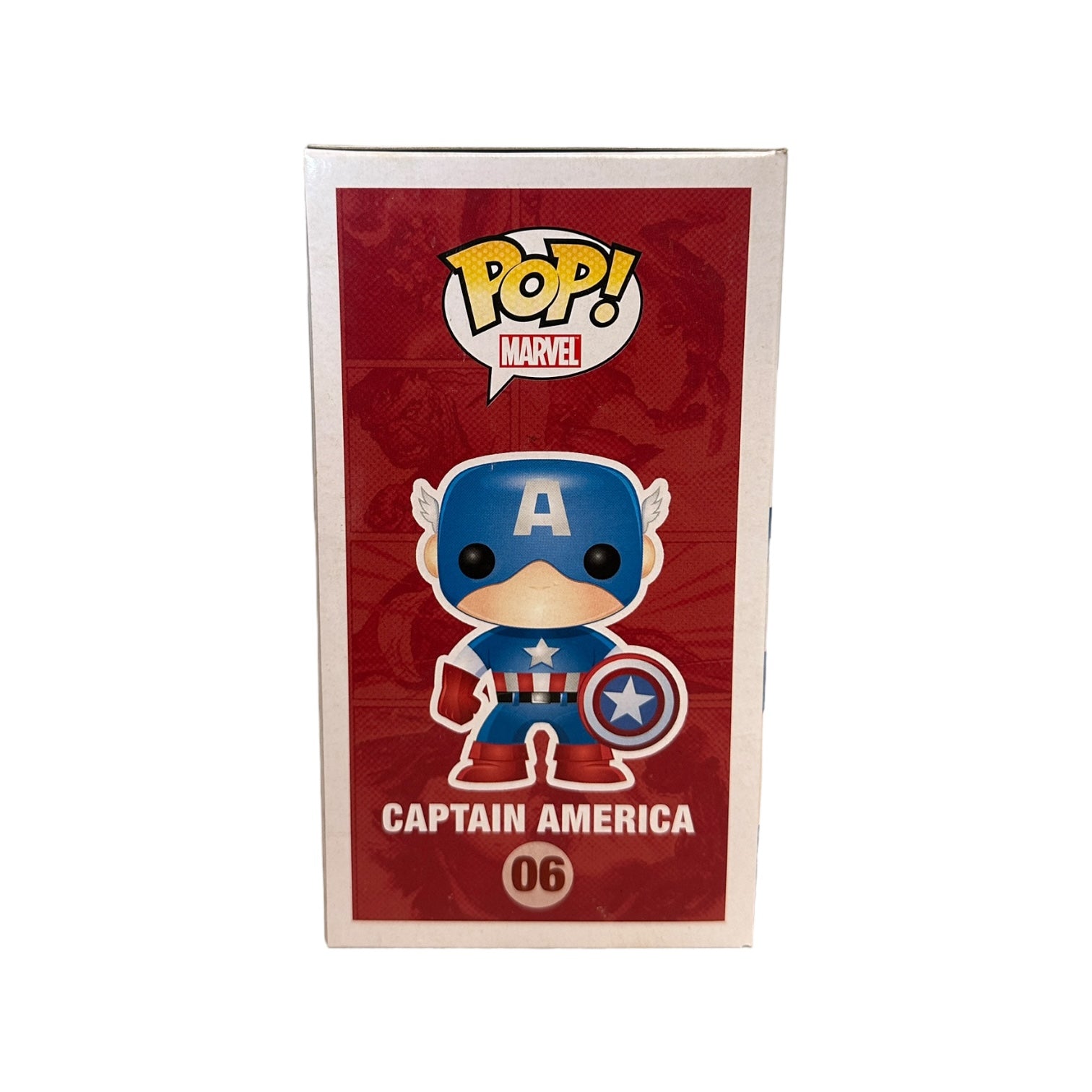 Captain America #06 (Metallic) Funko Pop! - Marvel Universe - SDCC 2011 Exclusive LE480 Pcs - Condition 8.5/10