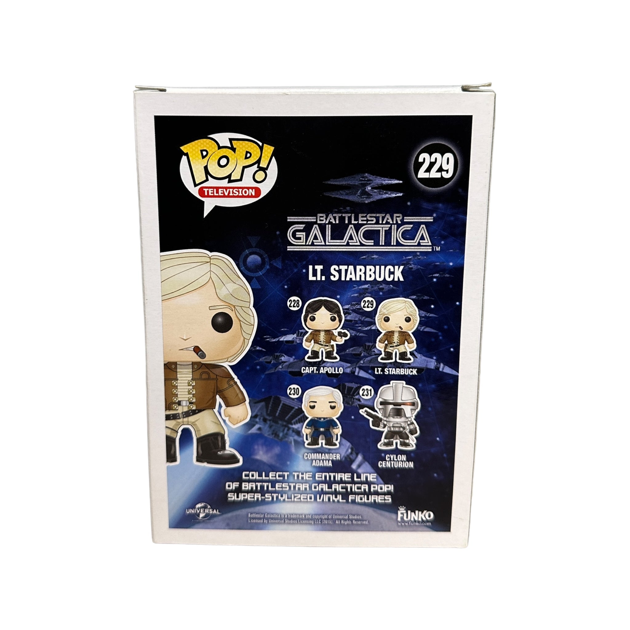Lt. Starbuck #229 Funko Pop! - Battlestar Galactica - 2015 Pop! - Condition 7.5/10
