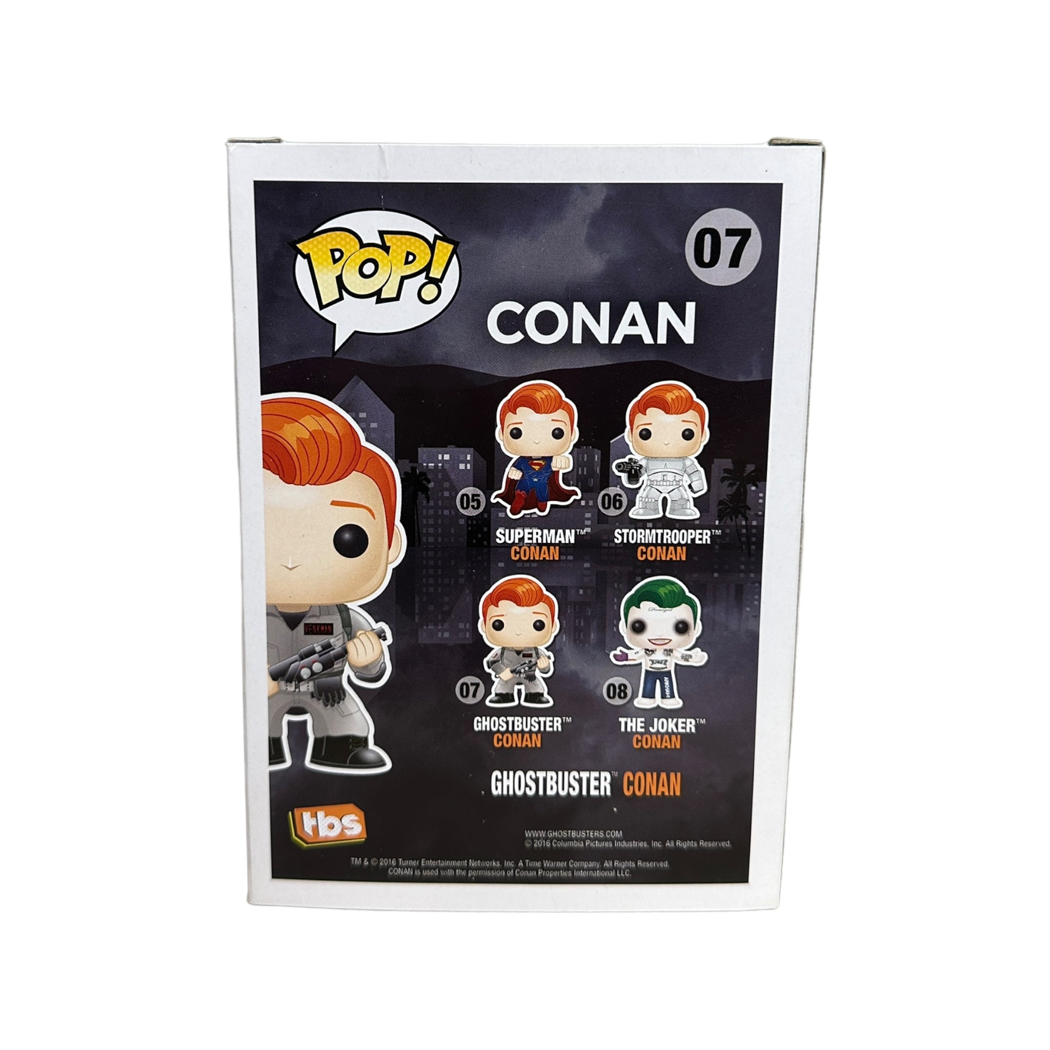 Ghostbuster Conan #07 Funko Pop! - Conan - SDCC 2016 Official Convention Exclusive - Condition 7/10