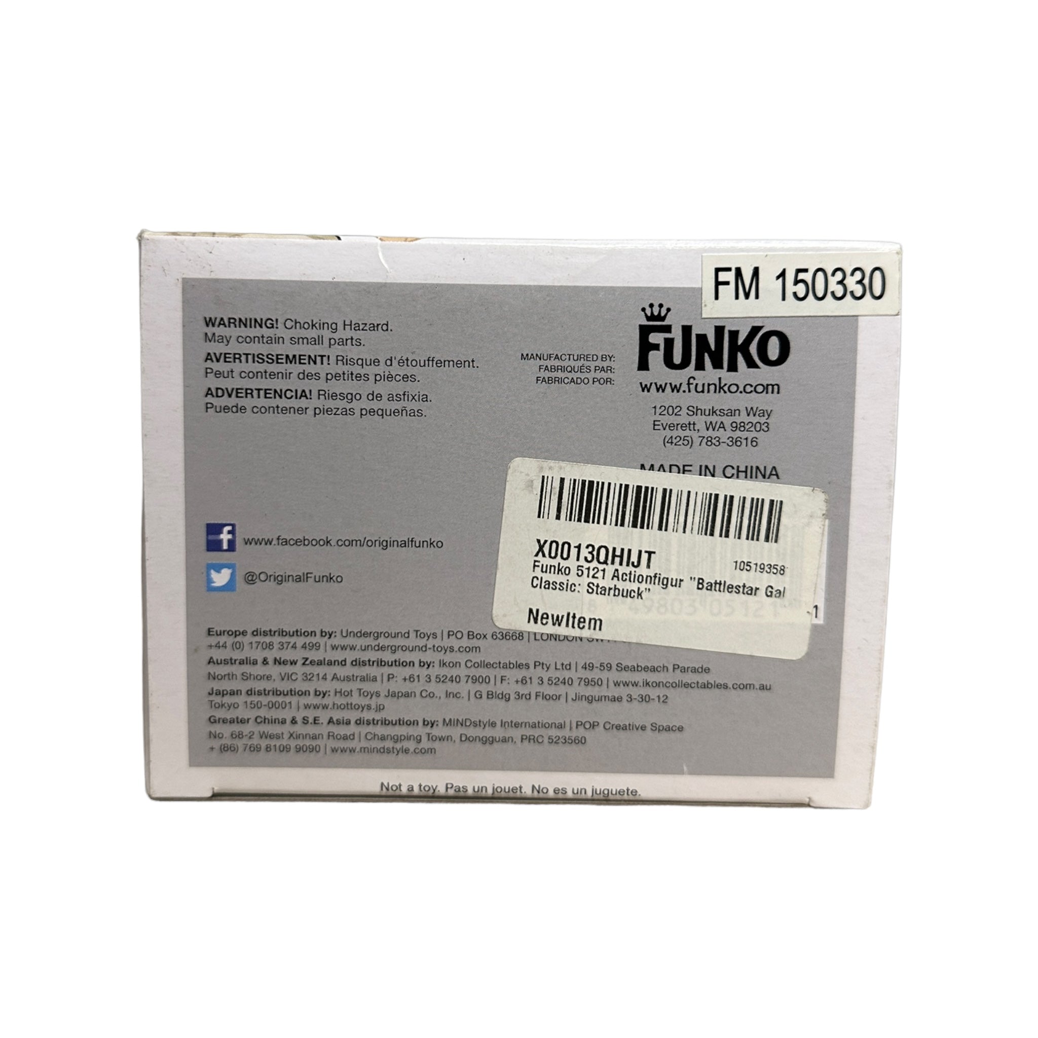 Lt. Starbuck #229 Funko Pop! - Battlestar Galactica - 2015 Pop! - Condition 7.5/10