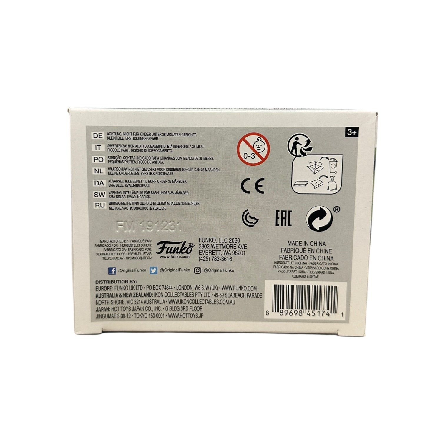 Franken Freddy #59 Funko Pop! - Universal Studios Monsters - Funko Shop Exclusive - Condition 8.75/10