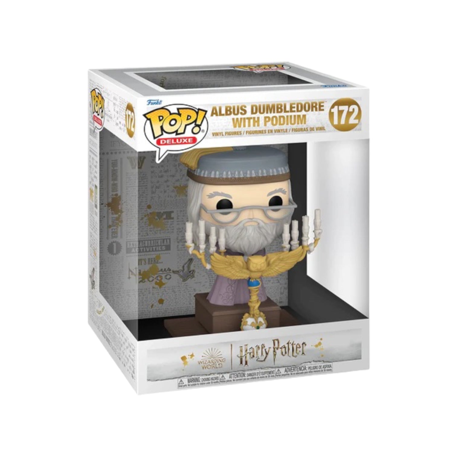 Albus Dumbledore W/ Podium #172 Funko Pop! Deluxe Harry Potter - PREORDER