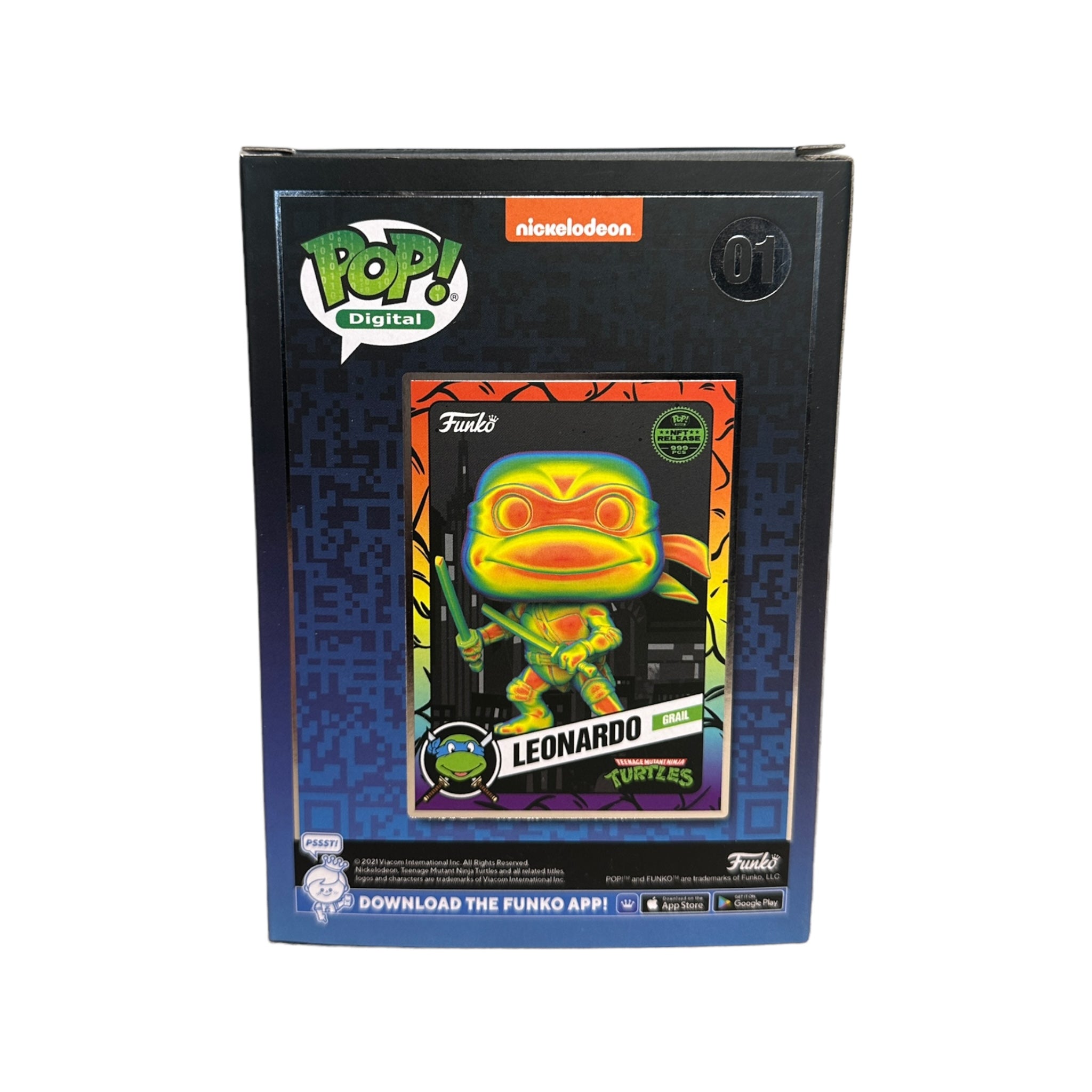 Funko Pop! Digital #335 TMNT S2 Leonardo & Michaelangelo Grail LE 999 Funko Pop! Digital #335 TMNT S2 Leonardo & Michaelangelo Grail LE 999