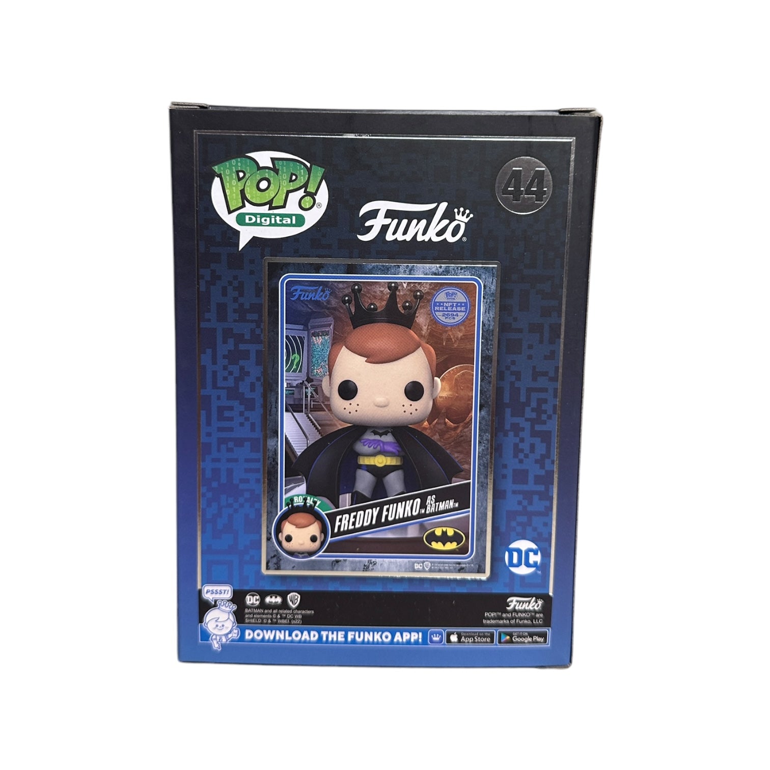 Freddy Funko as Batman #44 Funko Pop! - DC - NFT Release Exclusive LE2694 Pcs - Condition 9/10
