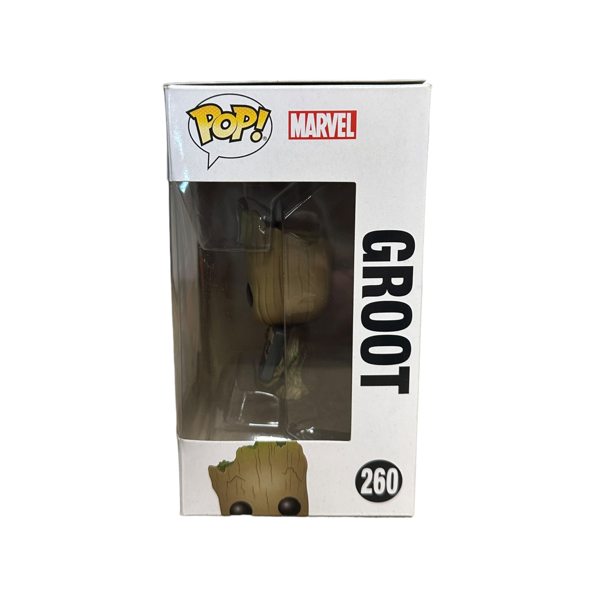 Groot #260 (w/ Mixtape) Funko Pop! - Guardians of The Galaxy Vol. 2 - Marvel Collector Corps Exclusive - Condition 7.5/10