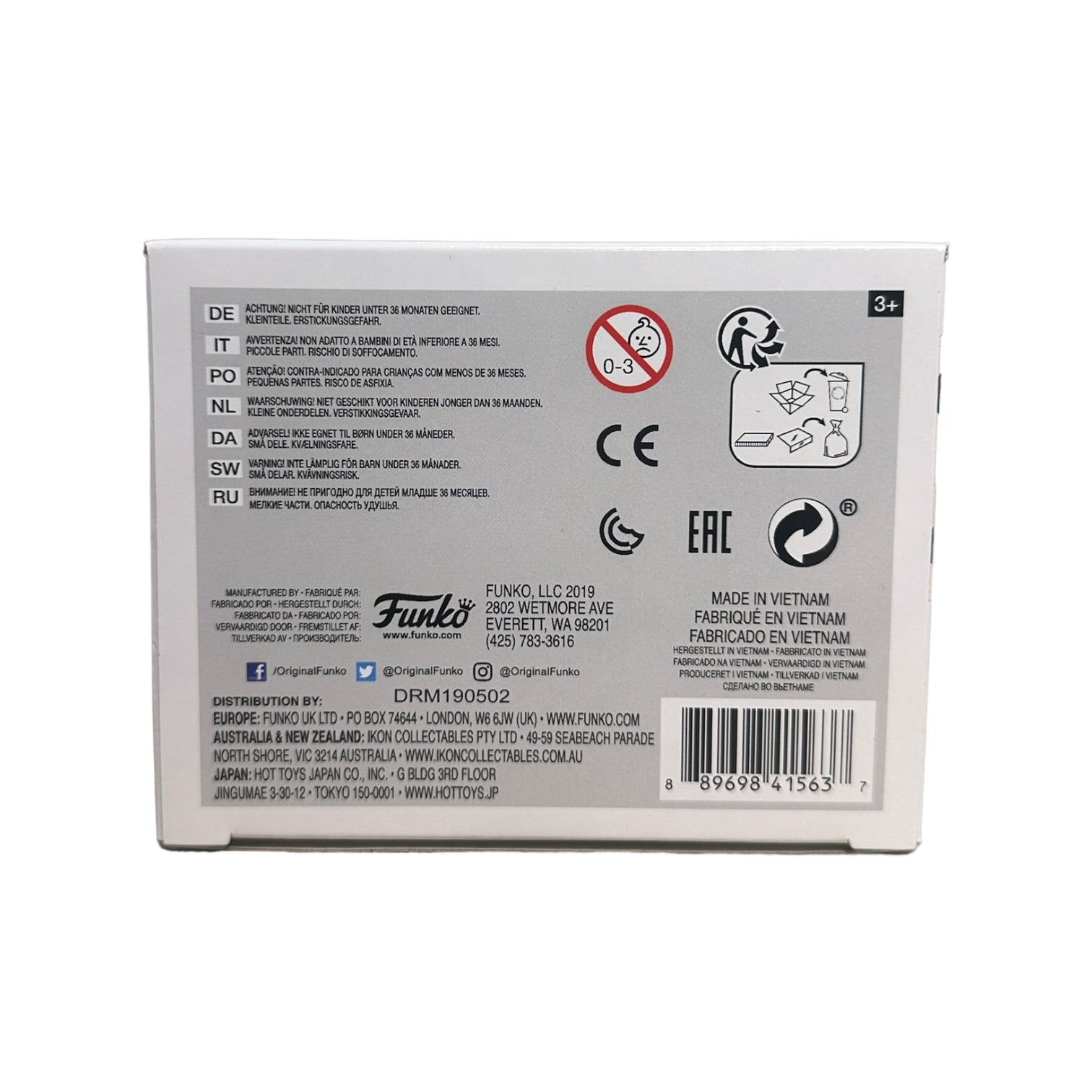 Freddy Funko as Black Manta Funko Pop! - Aquaman - SDCC 2019 Exclusive LE350 Pcs - Condition 8.75/10