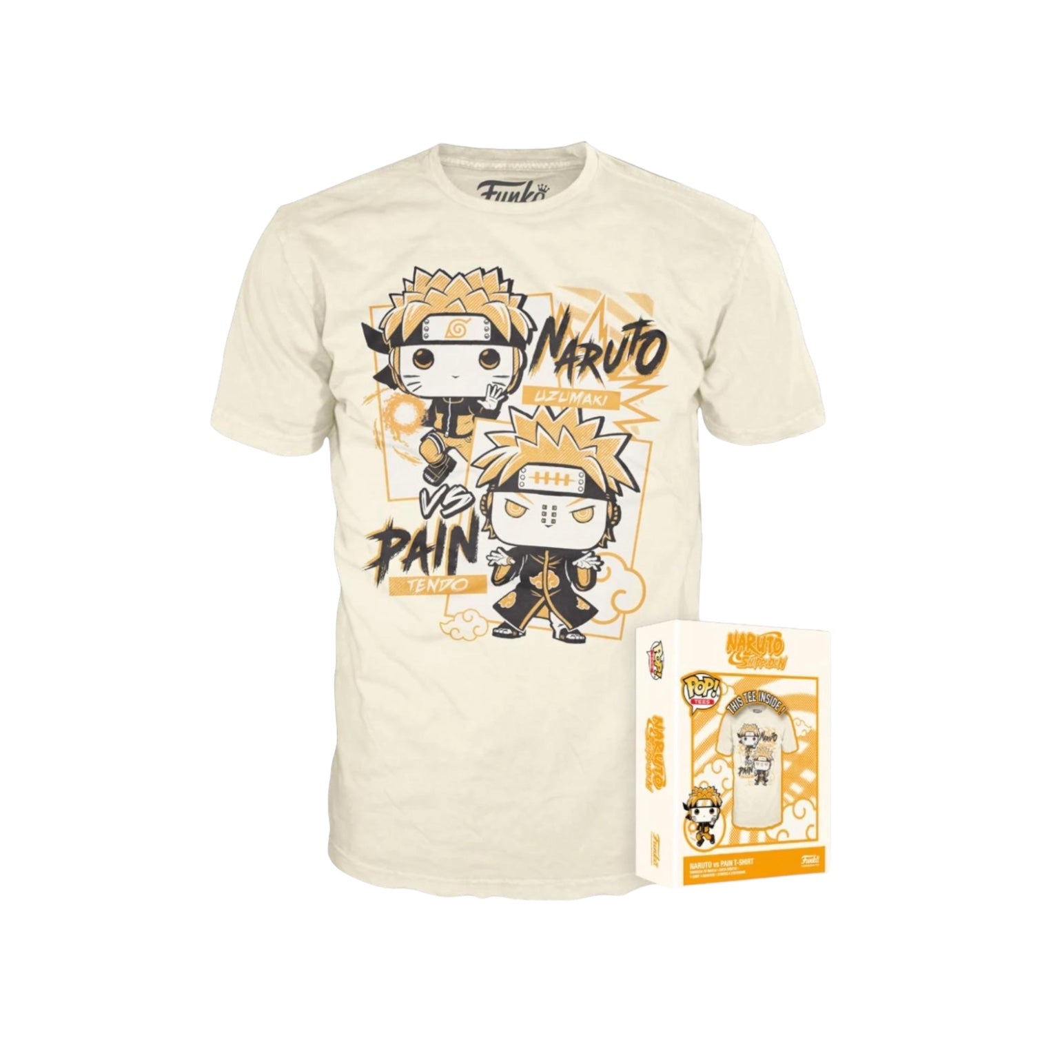 Boxed Tee: Naruto Shippuden - Naruto vs Pain T-Shirt