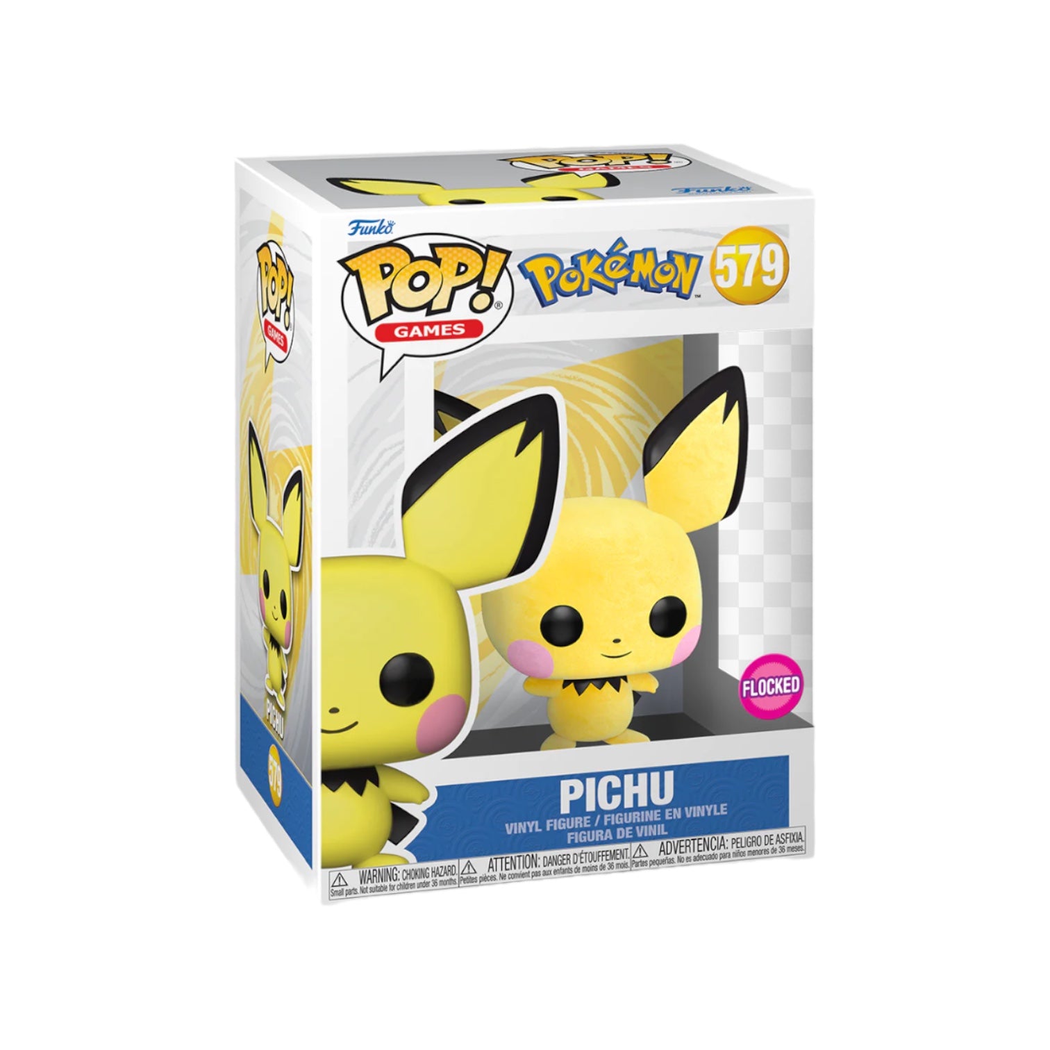 Pichu (Flocked) # 579 Funko Pop! - Pokémon