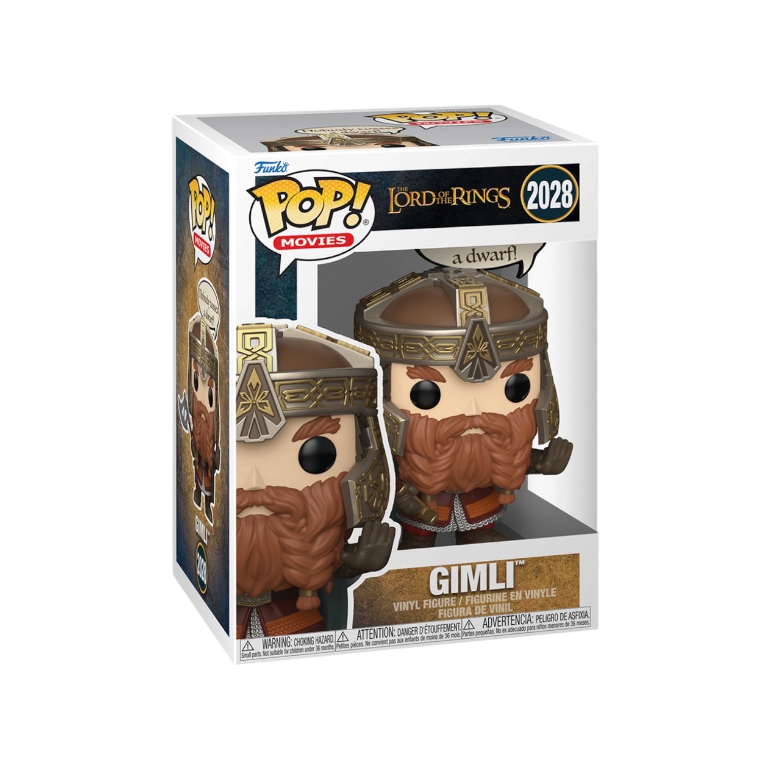 Gimli (Nobody Tosses a Dwarf) #2028 Funko Pop! Sayings - The Lord Of The Rings - Coming Soon