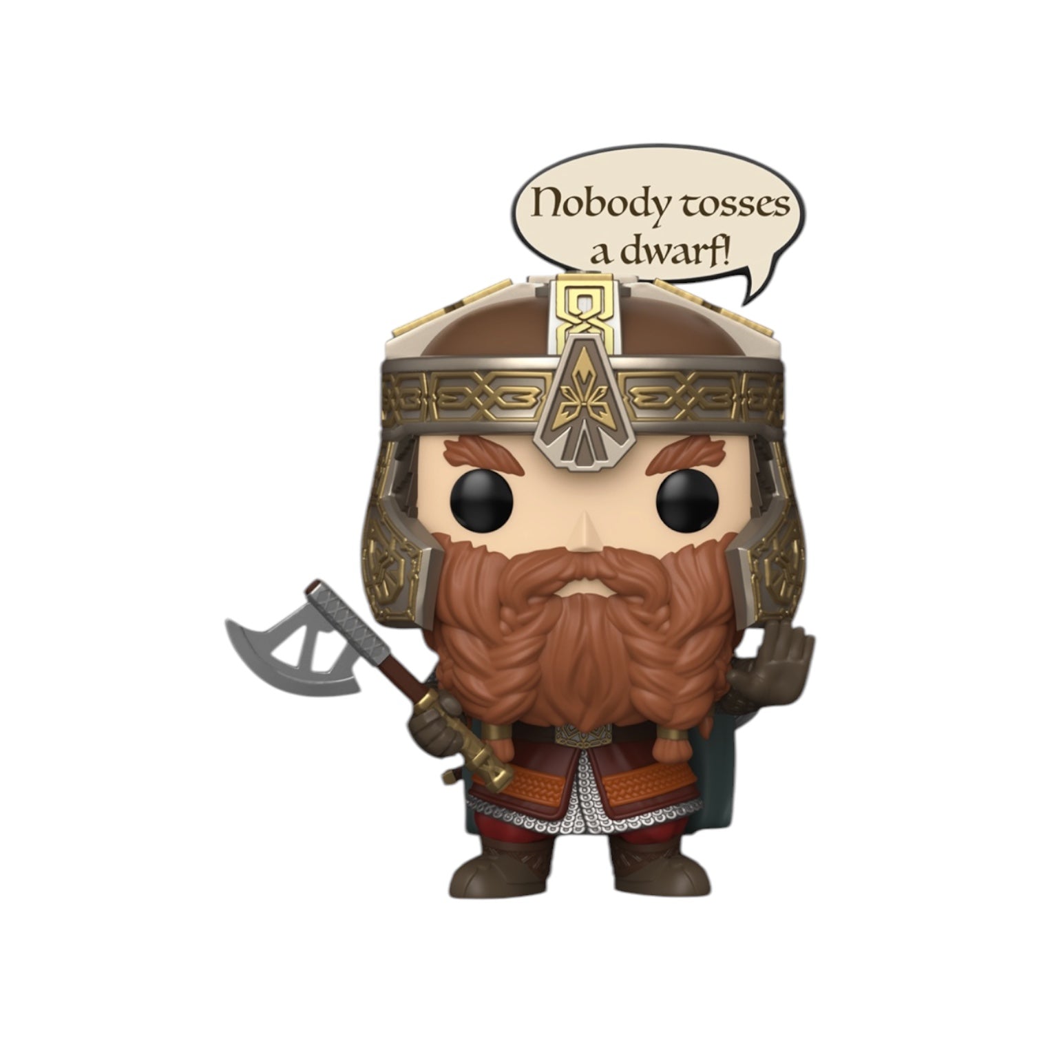 Gimli (Nobody Tosses a Dwarf) #2028 Funko Pop! Sayings - The Lord Of The Rings - Coming Soon