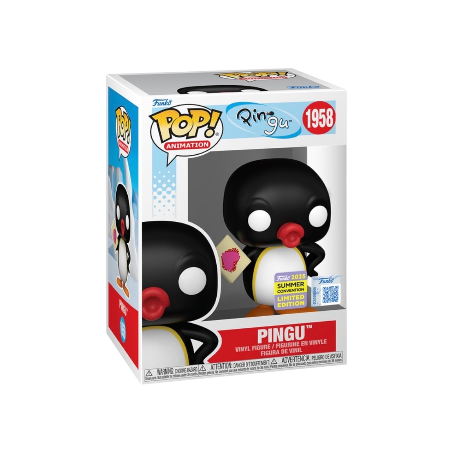 Funko Pop! Pingu vinyl figure packaging on a white background