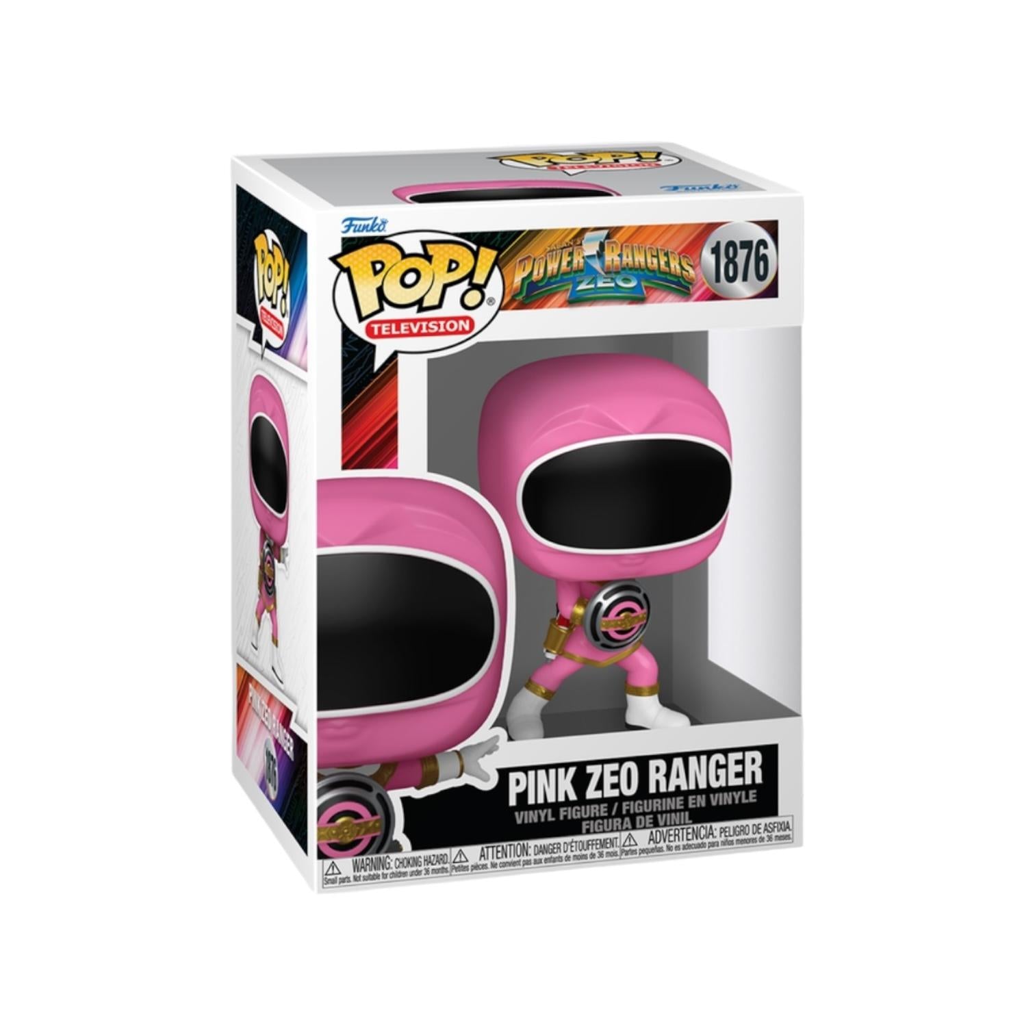 Funko Pop! Pink Zeo Ranger figure packaging