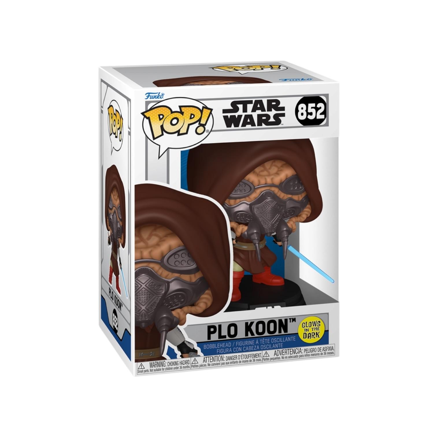 Funko Pop! Plo Koon figure packaging with Star Wars branding