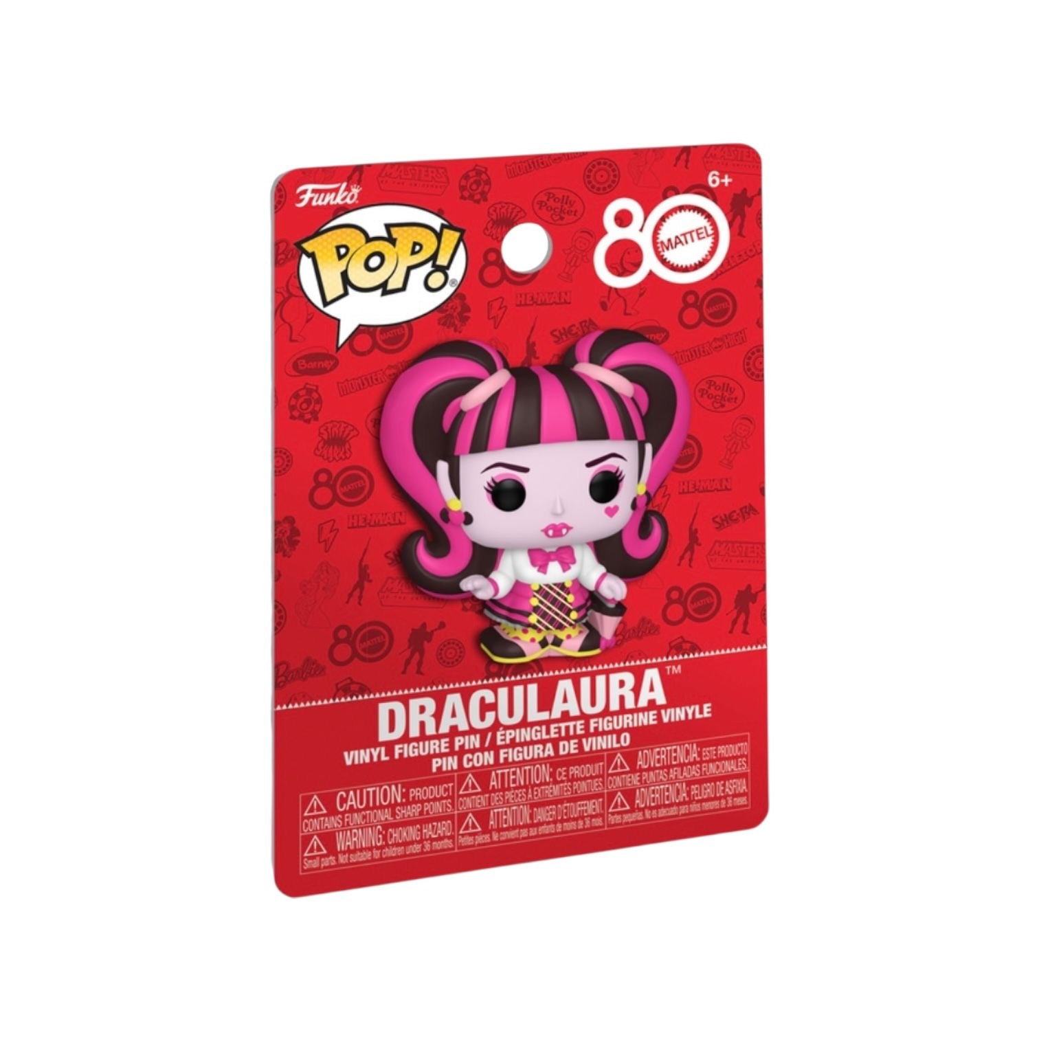 Funko Pop! Draculaura vinyl figure packaging on a white background