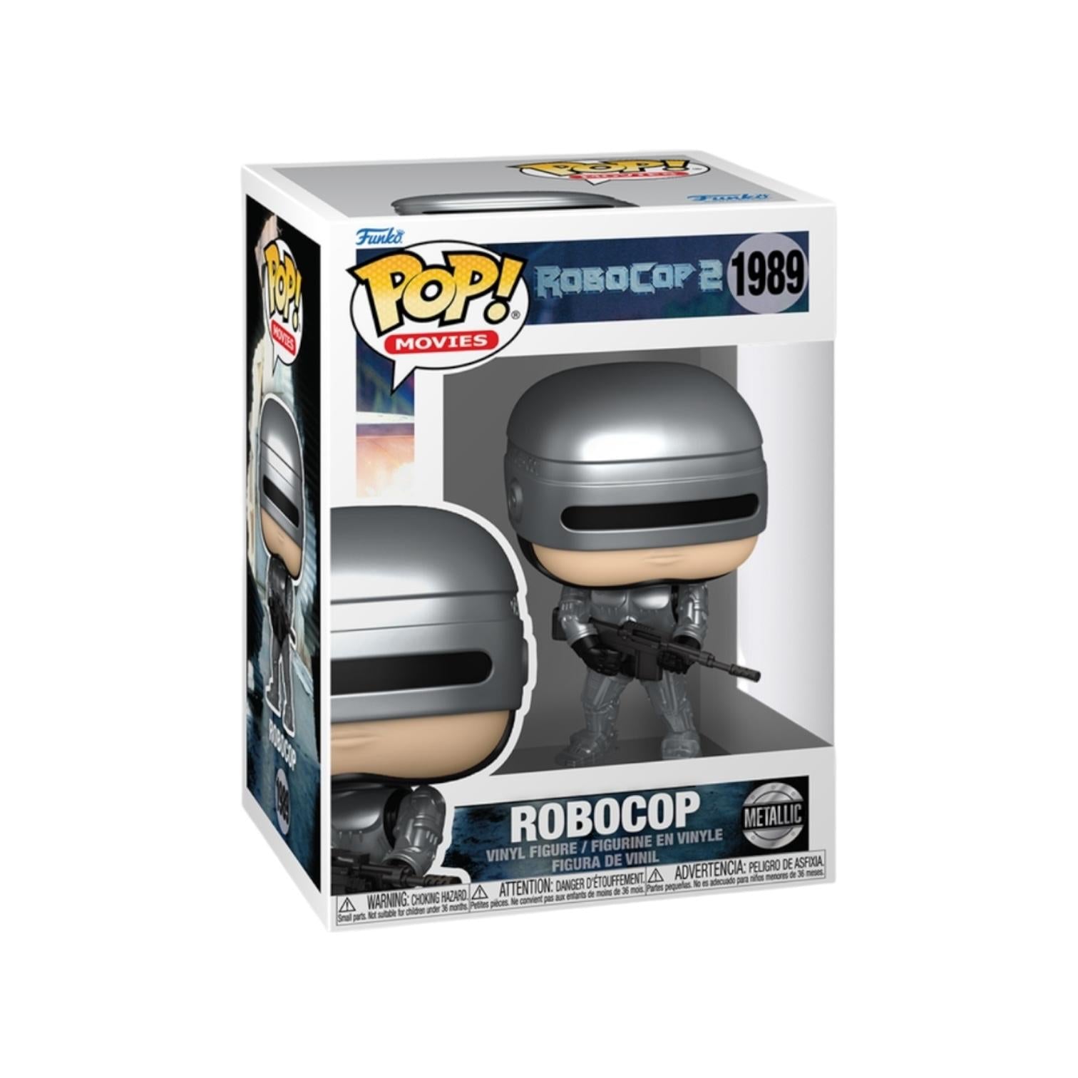 Funko Pop! vinyl figure of RoboCop in packaging on a white background