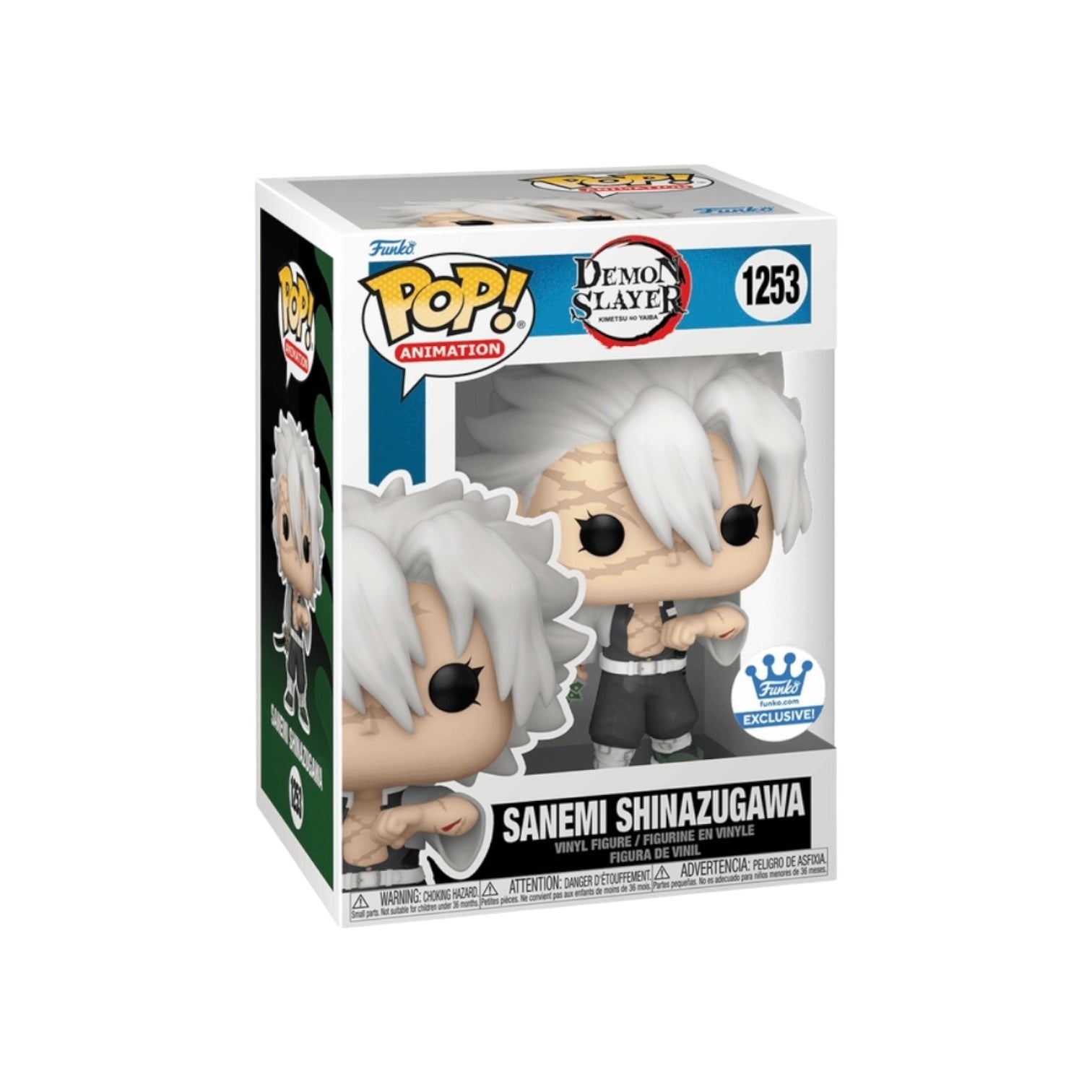 Funko Pop! vinyl figure of Sanemi Shinazugawa from Demon Slayer in packaging