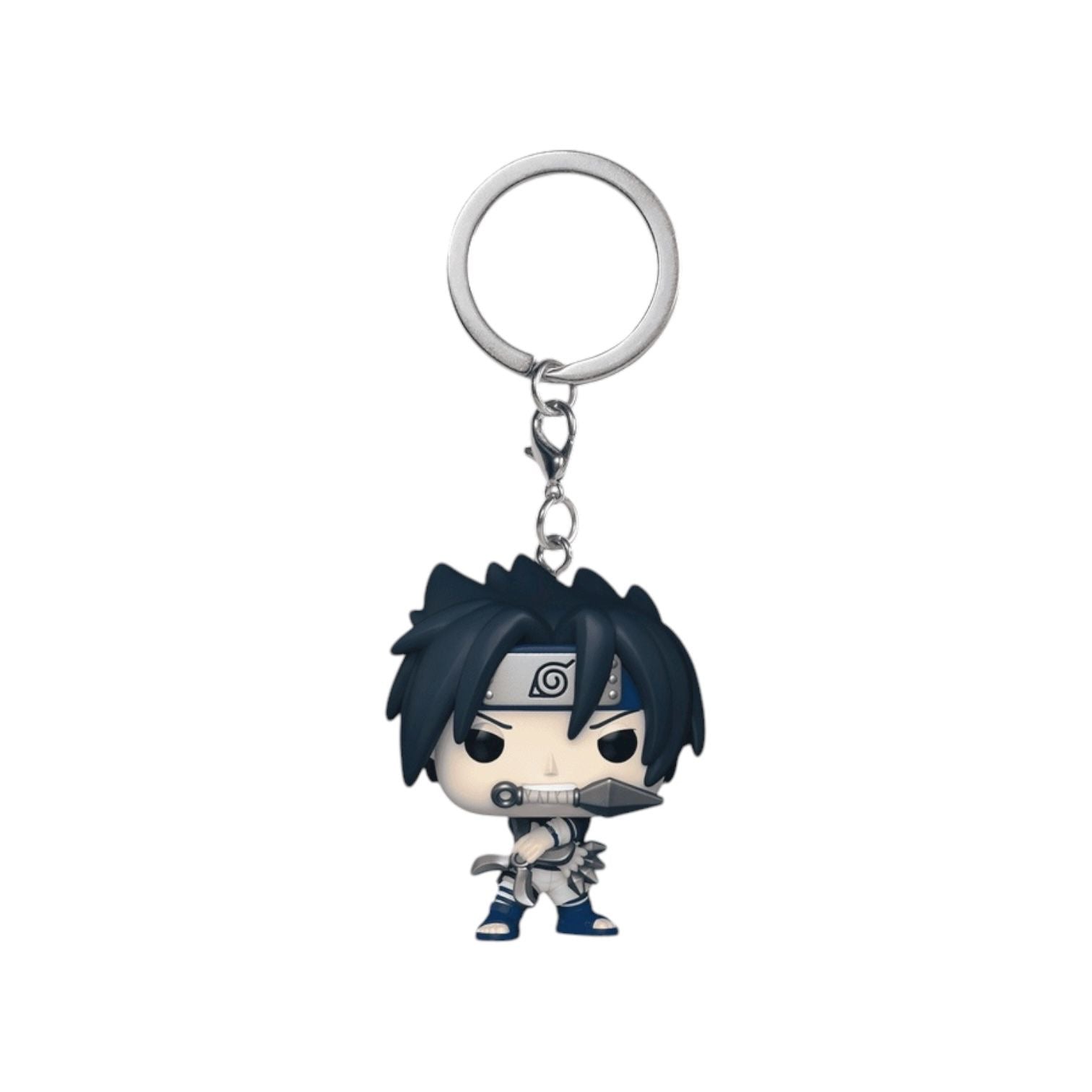 Keychain with an anime character on a white background