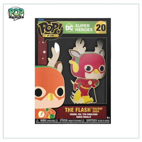 The Flash Holiday Dash #20 Funko Pop Pin! - DC: Holiday - PREORDER