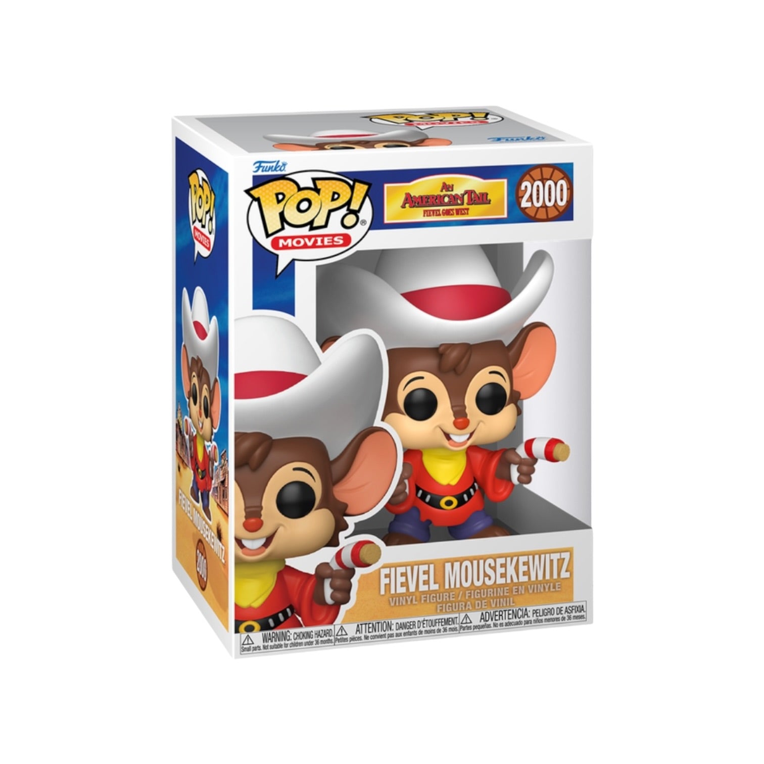 Fievel Mousekewitz #2000 Funko Pop! - An American Tail: Fievel Goes West  - PREORDER
