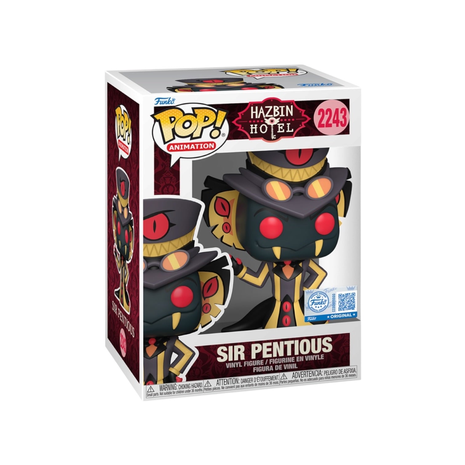 Sir Pentious #2243 Funko Pop! - Hazbin Hotel - Chance Of Chase - Funko Exclusive