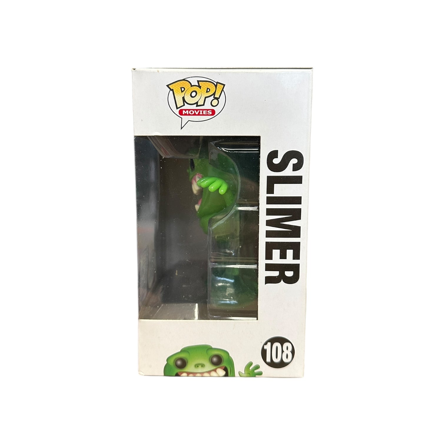 Slimer #108 (Glows in the Dark) Funko Pop! - Ghostbusters - SDCC 2014 Exclusive LE2500 Pcs Window