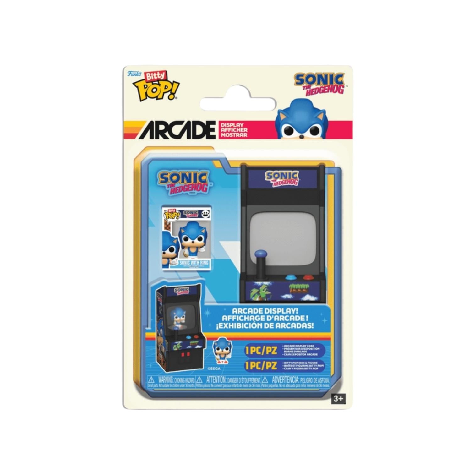 Sonic the Hedgehog Pop! Arcade display packaging on a white background
