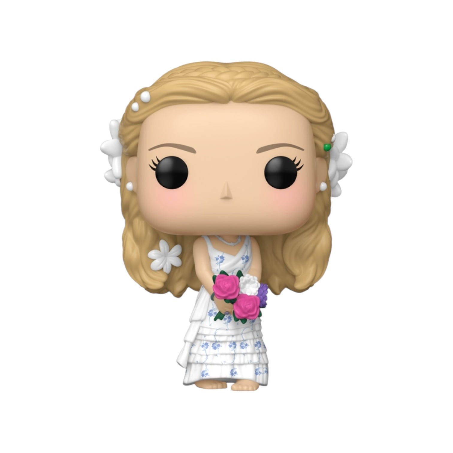 Funko Pop! vinyl figure of a bride with flowers on a white background