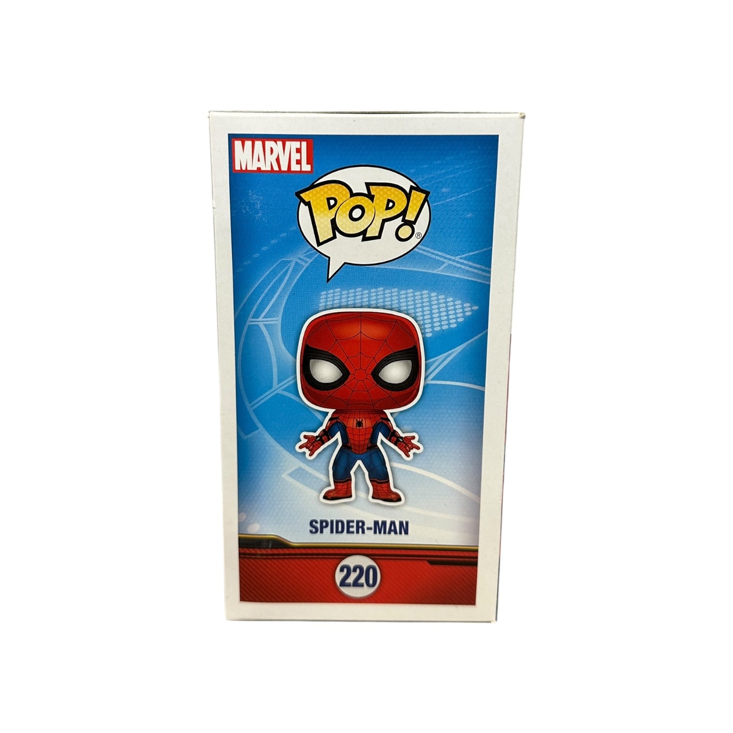 Marvel Spider-Man Funko Pop! vinyl figure packaging on a white background