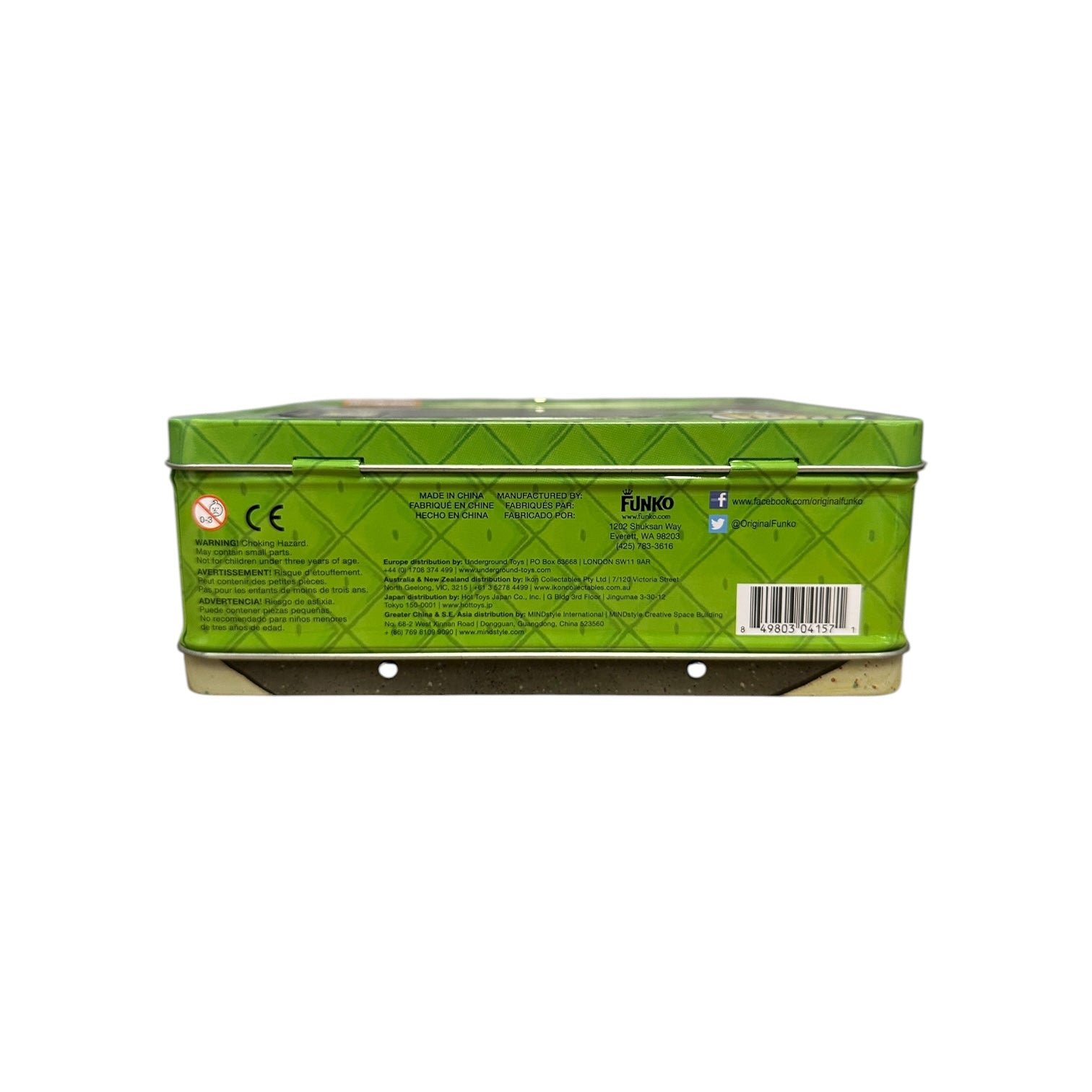 Green rectangular box with branding on a white background